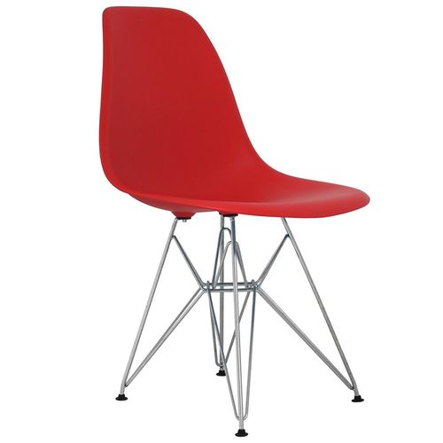 Cadeira Eames Eiffel Vermelha