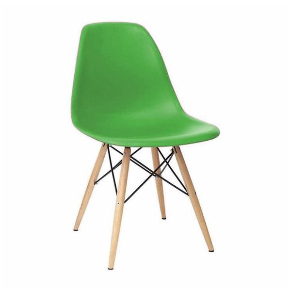 Cadeira Eames Madeira Sem Braço Verde - Lucyhome