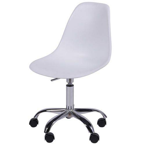 Tamanhos, Medidas e Dimensões do produto Cadeira Eames Polipropileno com Rodizio Branco