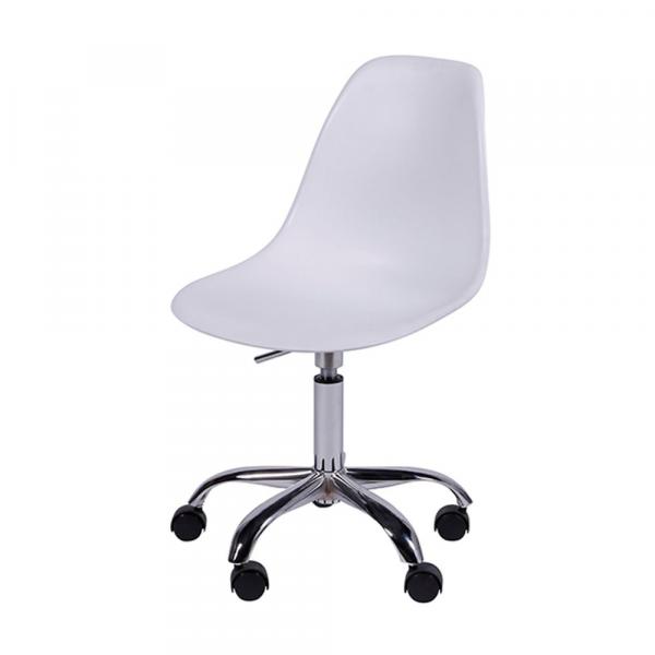 Cadeira Eames Rodízio Branco - Or Design