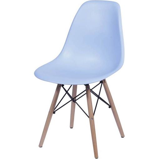 Cadeira Eames Wood Azul PP OR Design 1102B