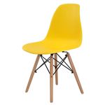 Cadeira Eames Wood DSW Polipropileno