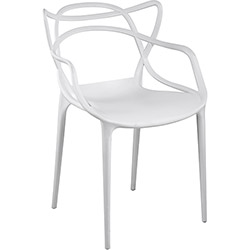 Cadeira Eller Polipropileno Branco - By Haus