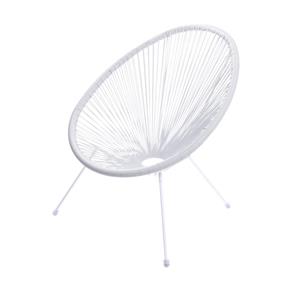 Cadeira em Aço e Cordas de PVC 1160 OR Design Branco - Branco