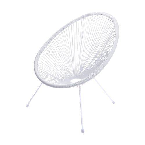 Cadeira em Aço e Cordas de PVC 1160 OR Design Branco