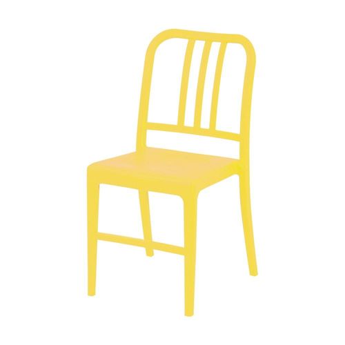Cadeira em Polipropileno Amarelo