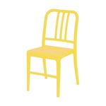 Cadeira em Polipropileno Amarelo