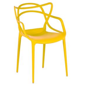Cadeira em Polipropileno Umix 400 Universalmix - Amarelo