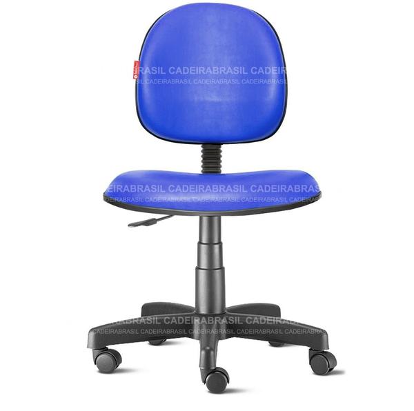 Cadeira Escritório Executiva Courvim Azul Cadeira Brasil