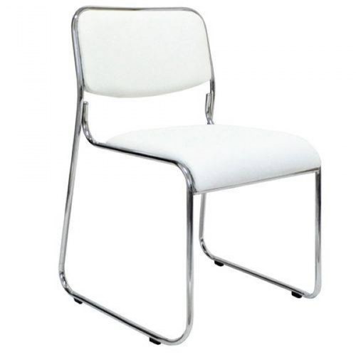 Cadeira Escritório Fixa Branca MK-0901W - Makkon