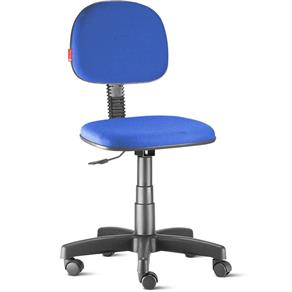 Cadeira Escritório Giratória Azul Secretária