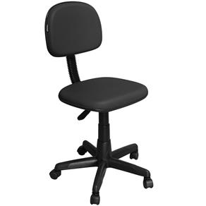 Cadeira Escritório Secretária Giratória com Regulagem de Altura CS-02 - Pethiflex - PRETO