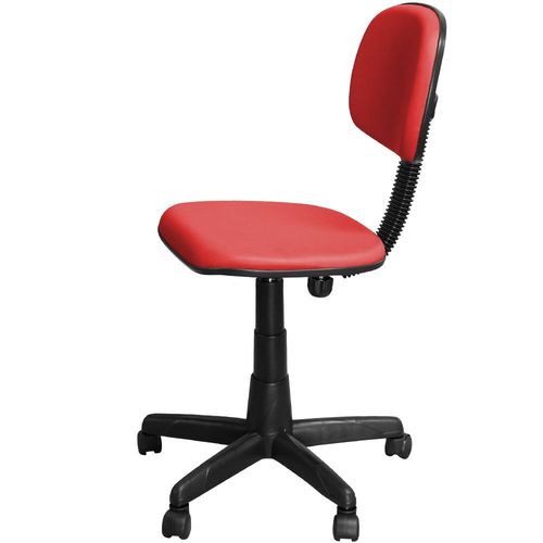 Cadeira Escritório Secretária Vermelha Giratória com Regulagem de Altura - Pethiflex