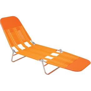 Cadeira Espreguiçadeira de PVC - Laranja