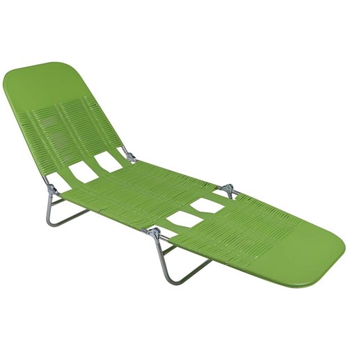 Cadeira Espreguiçadeira Pvc Verde Mor