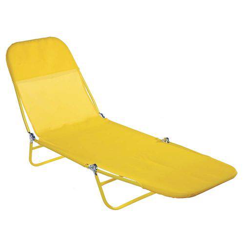Tudo sobre 'Cadeira Espreguiçadeira Textiline Fashion - Amarelo'