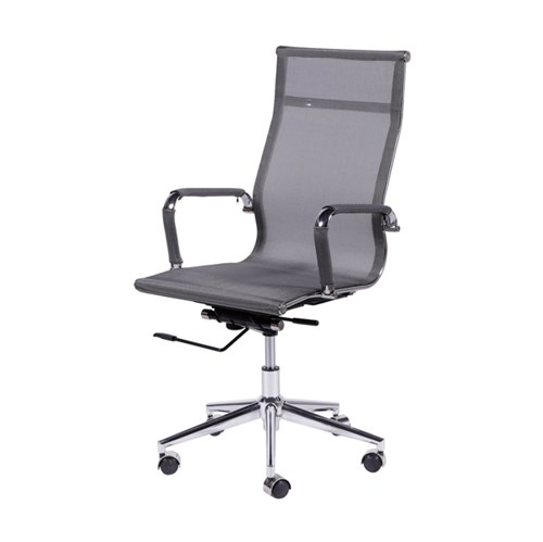 Cadeira Eames 3303 Tela Cinza Alta - Or Design