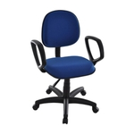 Cadeira Executiva com braços Linha Robust Azul
