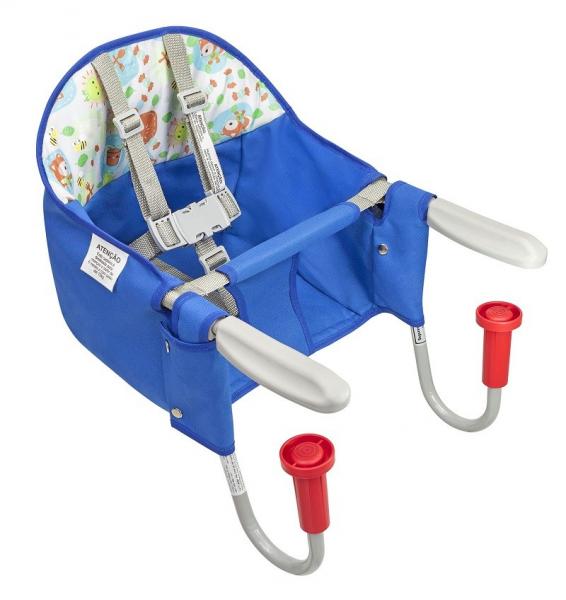 Cadeira Fit Encaixe de Mesa Azul Tutti Baby