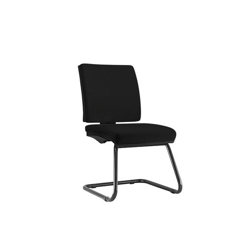 Cadeira Fixa Frisokar Simple 072 - Sintético Preto