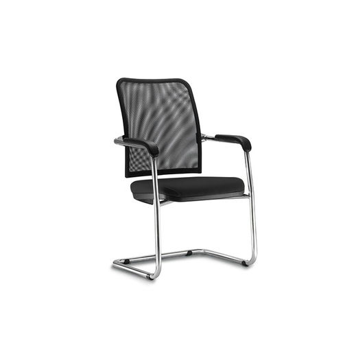 Cadeira Fixa Frisokar Soul 579 - Sintético Preto