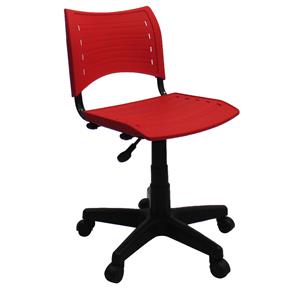 Cadeira Furniture Way Giratória com Regulagem de Altura - Vermelha