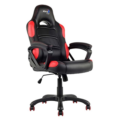 Cadeira Gamer - AC80C EN55048 Preta/Vermelha AEROCOOL