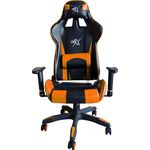 Cadeira Gamer Brx Hv-912 Encosto Reclinável Laranja