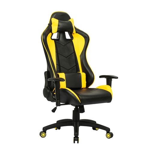 Cadeira Gamer Giratória Racer Amarela RX10 Pro CDG-01 Trevalla