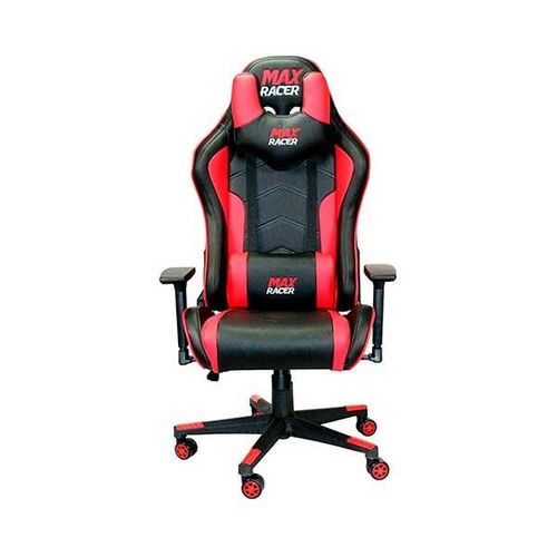 Cadeira Gamer MaxRacer Tactical Preta/Vermelho