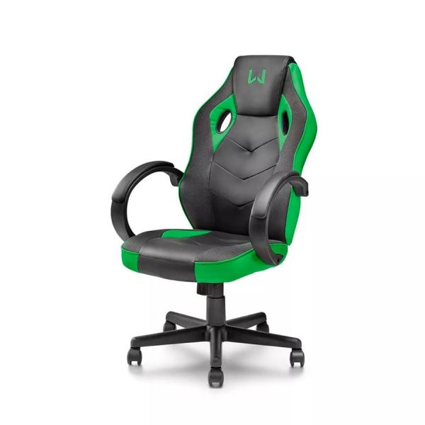 Cadeira Gamer Multilaser Warrior Verde GA160