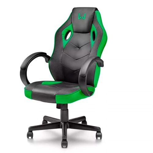 Cadeira Gamer Multilaser Warrior Verde Ga160