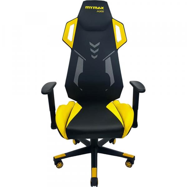 Cadeira Gamer MX10 Giratoria Preto e Amarelo Mymax