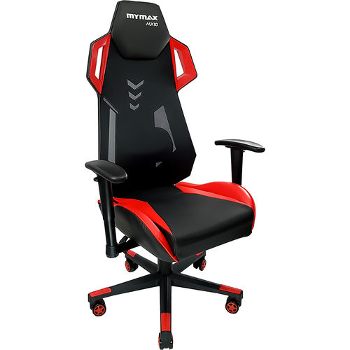Cadeira Gamer Mx10 Giratoria Preto e Vermelho - Mymax