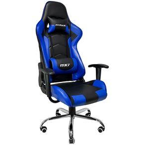 Cadeira Gamer Mx7 Giratoria - Mymax - Azul Royal