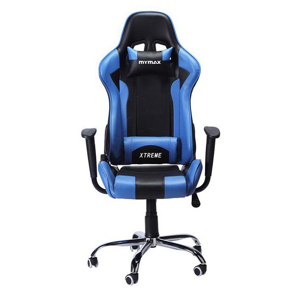 Cadeira Gamer Mx7 Giratoria Preto/azul - Mymax