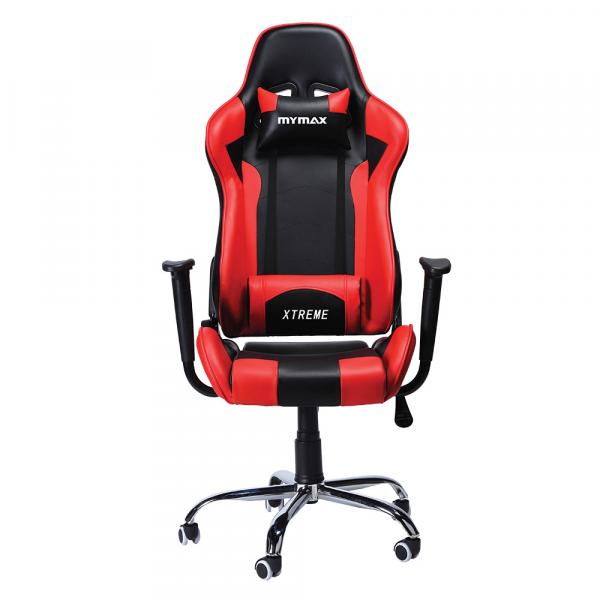 Cadeira Gamer MX7 Giratória Preto/Vermelho - Mymax
