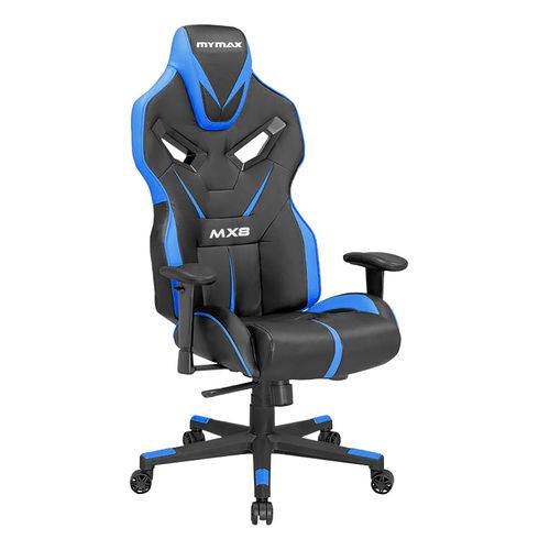 Cadeira Gamer Mx8 Giratoria Preto/azul