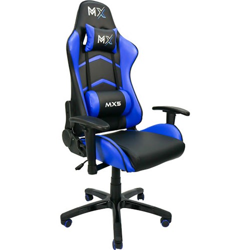 Cadeira Gamer Mymax Mx5 Giratória - Preta/azul