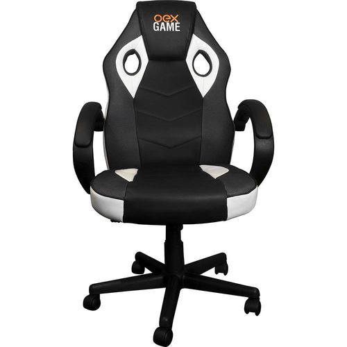 Cadeira Gamer Pc Branco e Preto - Chair Gc200 Oex