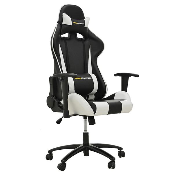 Cadeira Gamer Pro V2 Preta e Branca - Rivatti
