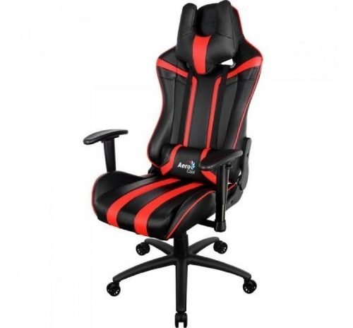 Cadeira Gamer Profissional Ac120 En59657 Preta Vermelha Aero