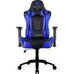 Cadeira Gamer Profissional Até 150kg Inclinável Preta/azul Tgc12 Thunderx3