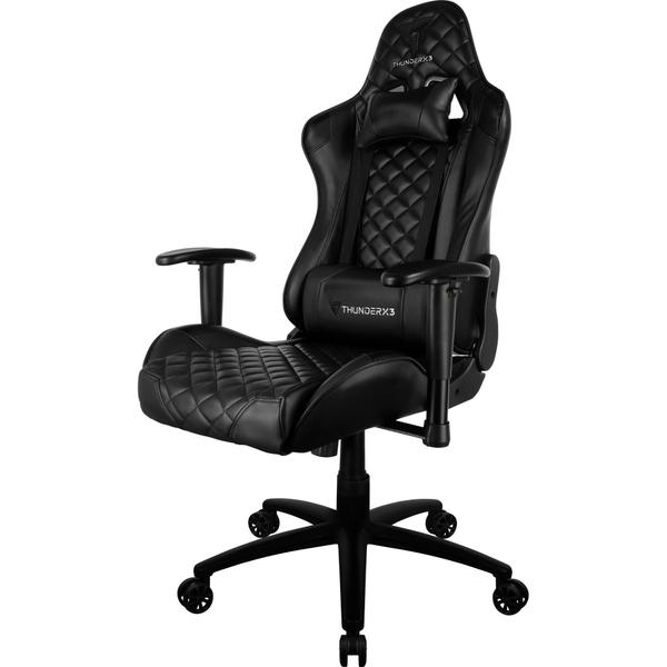 Cadeira Gamer Profissional TGC12 Preta/Preta THUNDERX3