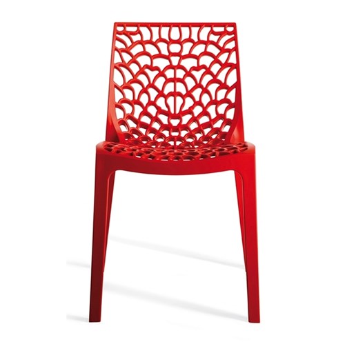 Cadeira Gruvyer S6316 Or Design. Vermelho