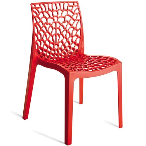 Cadeira Gruvyer S6316 Or Design. - Vermelho