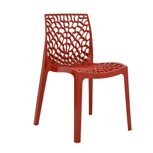 Cadeira Gruvyer Vermelha Vermelha