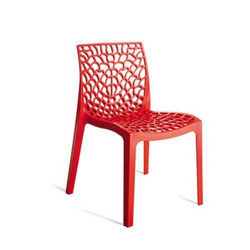 Tamanhos, Medidas e Dimensões do produto Cadeira Gruvyer Vermelha