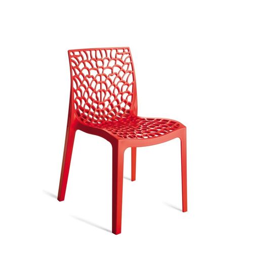 Cadeira Gruvyer - Vermelho - ÓR Design