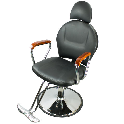 Cadeira Hidráulica para Salão / Barbeiro em Couro Pu - TSB0601
